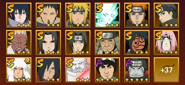 火影忍者V10 16S忍 38A忍 177忍 1985S碎片 18通灵 900W战力 前500名 暗部