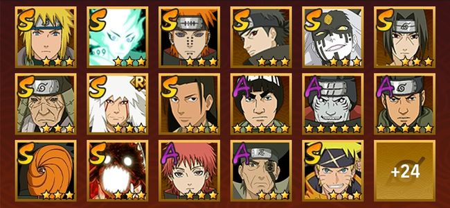 火影忍者V11 12S忍 29A忍 143忍 1768S碎片 20通灵 1000W战力 前100名 见习