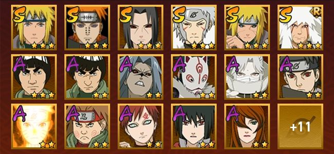 火影忍者V10 7S忍 21A忍 108忍 872S碎片 15通灵 400W战力 暗部