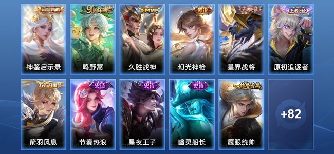 王者荣耀V1 1典藏 3传说 18史诗 93皮肤 121英雄 非凡王者