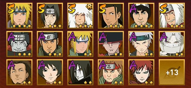 火影忍者V11 6S忍 24A忍 103忍 1062S碎片 14通灵 400W战力 暗部