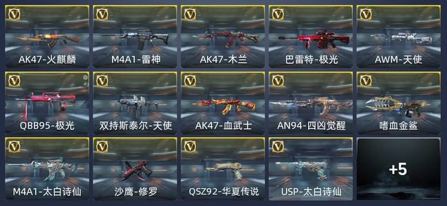 穿越火线：枪战王者V1 19英雄武器 30万化 新锐