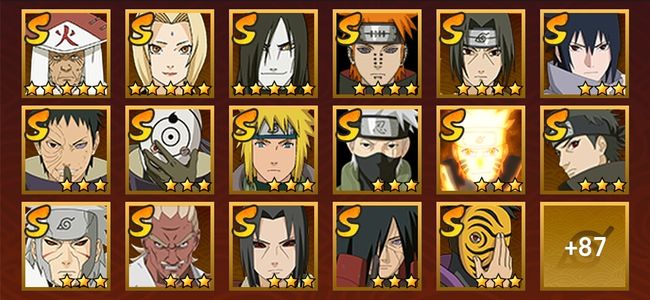 火影忍者V11 41S忍 65A忍 289忍 5796S碎片 28通灵 2000W战力 前100名 暗部