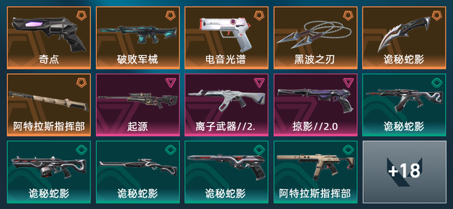 无畏契约6橙皮 3紫皮 32皮肤 12720皮肤总价值 310已用源晶 铂金