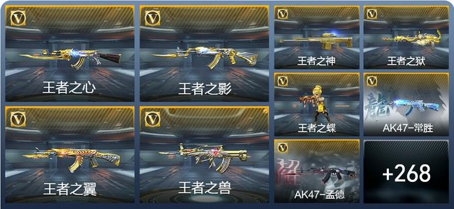 穿越火线：枪战王者V8 27王者武器 277英雄武器 17英雄角色 563万化 大师S