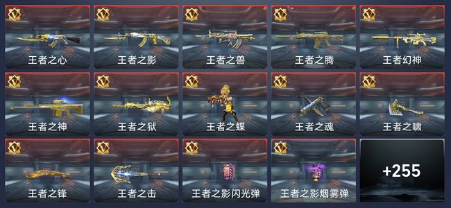 穿越火线：枪战王者V8 25王者 259英雄武器 10英雄角色 448万化 专家S