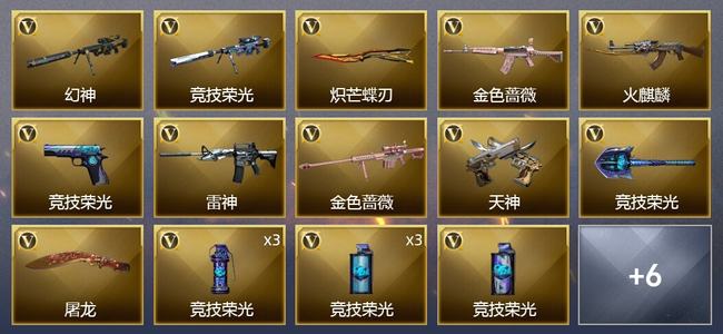 穿越火线（CF）18V武器 1V角色 8皮肤 可排位 新锐