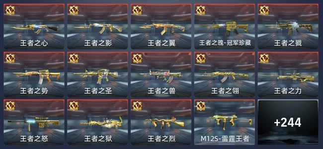 穿越火线：枪战王者V10 36王者 245英雄武器 13英雄角色 419万化 专家S