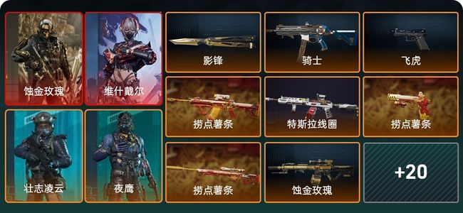 三角洲行动总资产211M 6干员外观 黑鹰