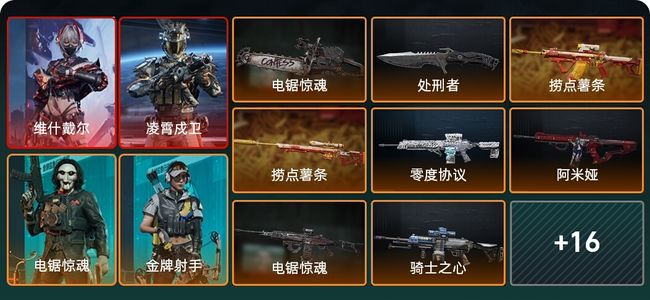 三角洲行动总资产219M 5干员外观 2传说近战 29传说枪械 黑鹰