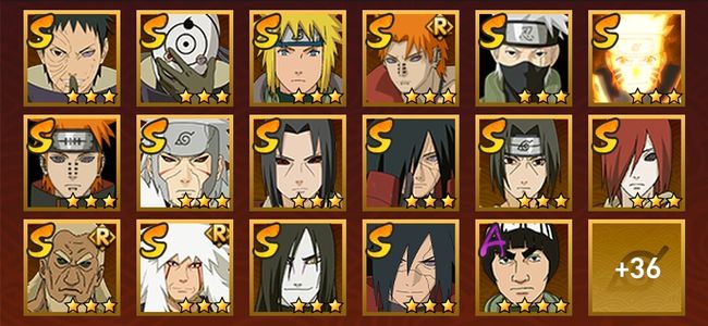 火影忍者V11 17S忍 36A忍 163忍 2263S碎片 19通灵 800W战力 上忍