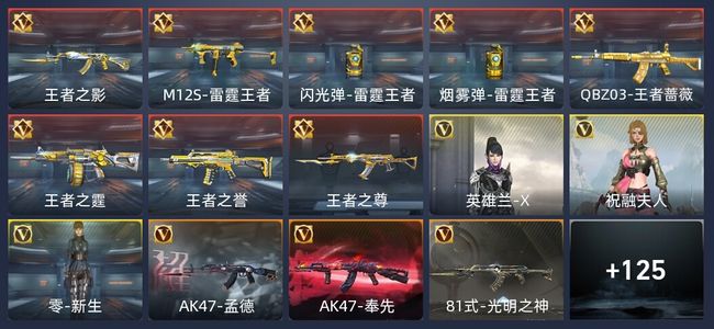 穿越火线：枪战王者V6 8王者 150英雄武器 3英雄角色 184万化 枪皇SS