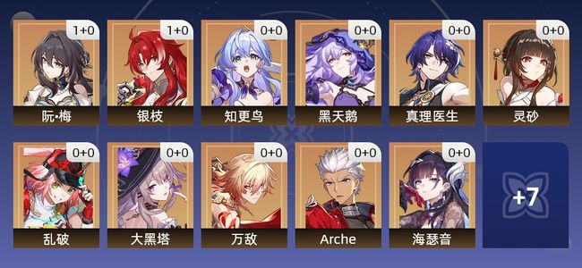 崩坏：星穹铁道33黄 25角色黄 8光锥黄 18五星角色 4五星光锥 67级 女主