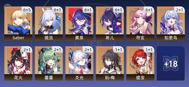 崩坏：星穹铁道140黄 83角色黄 52光锥黄 29五星角色 36五星光锥 70级 女主