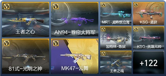 穿越火线：枪战王者V5 3王者武器 142英雄武器 4英雄角色 310万化 专家S