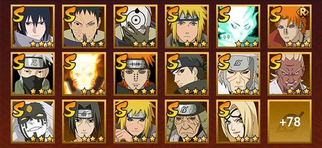 火影忍者V14 35S忍 60A忍 249忍 3970S碎片 22通灵 1000W战力 前1000名 中忍