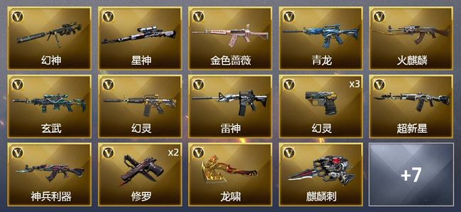 穿越火线（CF）28V武器 1V角色 4皮肤 可排位 新锐