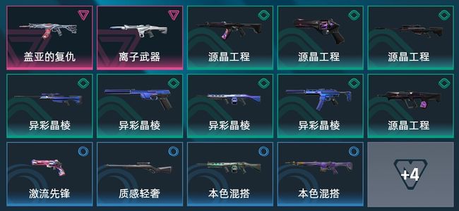 无畏契约：源能行动2卓越 18皮肤 18英雄 27卡面 14挂饰