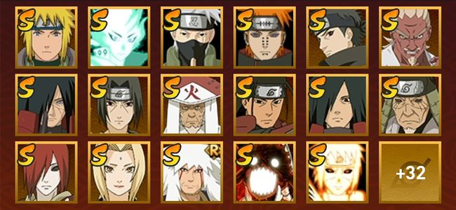 火影忍者V11 17S忍 32A忍 181忍 2216S碎片 17通灵 1000W战力 前1000名 中忍