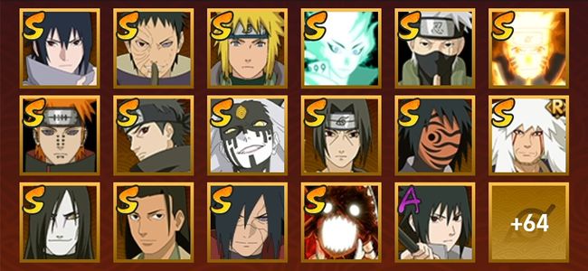 火影忍者V14 16S忍 65A忍 196忍 2140S碎片 18通灵 700W战力 前1000名 见习