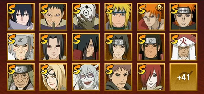 火影忍者V11 22S忍 36A忍 190忍 2529S碎片 17通灵 900W战力 前500名 暗部