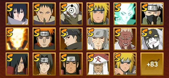 火影忍者V12 39S忍 61A忍 259忍 5179S碎片 23通灵 2000W战力 前100名 上忍