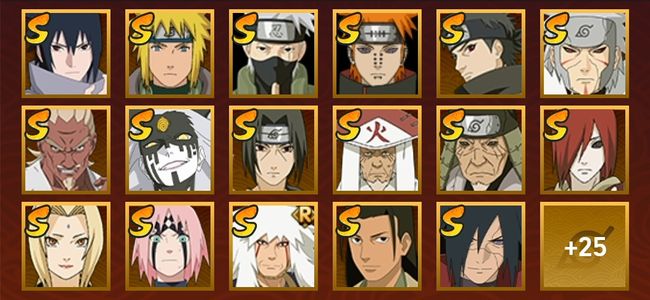 火影忍者V10 17S忍 25A忍 154忍 2363S碎片 17通灵 1000W战力 前500名 上忍