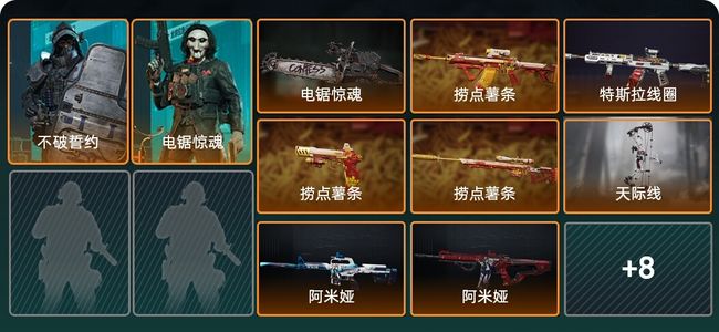 三角洲行动总资产240M 2干员外观 1传说近战 15传说枪械 铂金