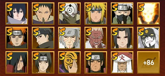 火影忍者V11 44S忍 59A忍 316忍 5869S碎片 24通灵 2000W战力 前100名 上忍