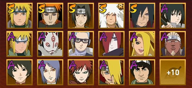 火影忍者V8 6S忍 21A忍 89忍 701S碎片 13通灵 300W战力 上忍