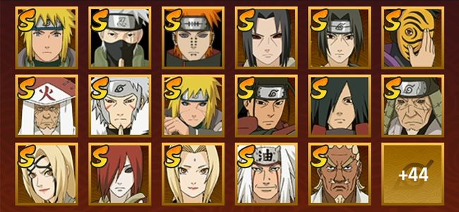 火影忍者V12 24S忍 38A忍 62忍 2993S碎片 18通灵 1000W战力 前1000名 见习