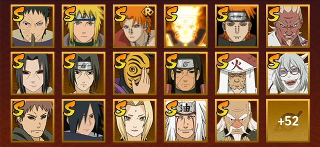 火影忍者V12 25S忍 44A忍 69忍 3897S碎片 20通灵 1000W战力 见习