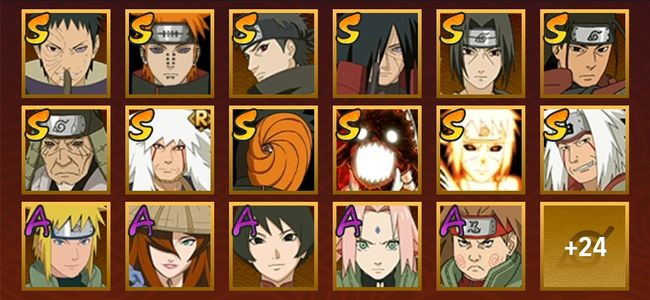 火影忍者V10 13S忍 28A忍 41忍 2131S碎片 19通灵 700W战力 见习