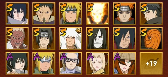 火影忍者V10 13S忍 23A忍 36忍 1856S碎片 16通灵 500W战力 见习