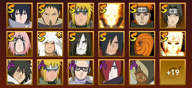 火影忍者V8 13S忍 23A忍 36忍 1517S碎片 14通灵 500W战力 见习