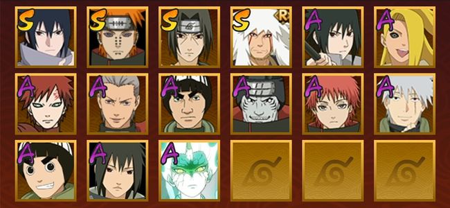 火影忍者V4 5S忍 11A忍 16忍 722S碎片 13通灵 400W战力 见习