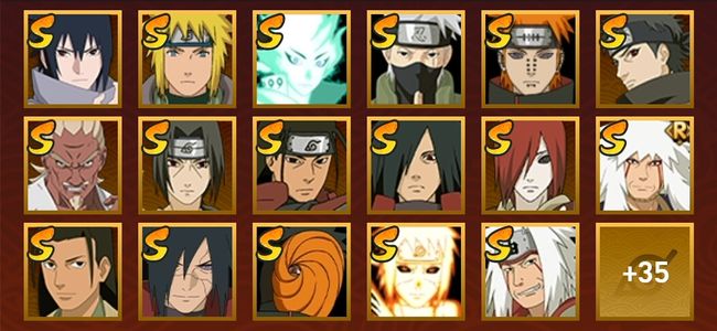 火影忍者V11 18S忍 34A忍 52忍 2042S碎片 14通灵 600W战力 见习