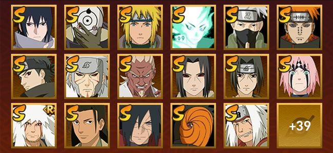 火影忍者V11 18S忍 39A忍 57忍 2313S碎片 18通灵 900W战力 前500名 见习