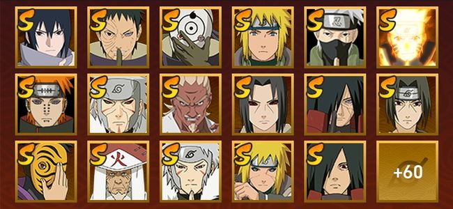 火影忍者V11 34S忍 44A忍 78忍 4084S碎片 21通灵 1000W战力 前500名 见习