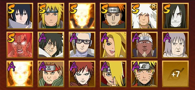 火影忍者V1 8S忍 16A忍 24忍 876S碎片 13通灵 400W战力 见习