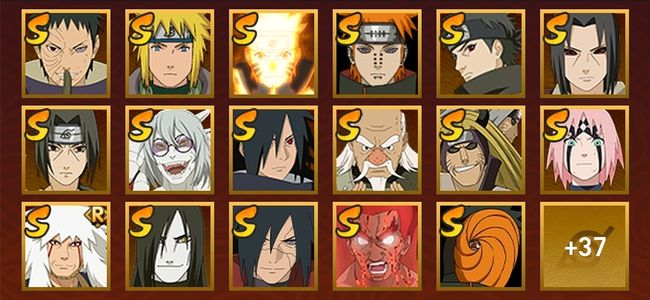 火影忍者V12 19S忍 37A忍 56忍 2258S碎片 18通灵 600W战力 见习