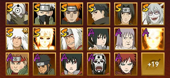 火影忍者V8 11S忍 28A忍 39忍 1376S碎片 17通灵 500W战力 前1000名 见习