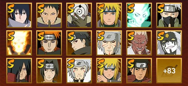 火影忍者V14 38S忍 63A忍 101忍 4679S碎片 25通灵 1000W战力 见习