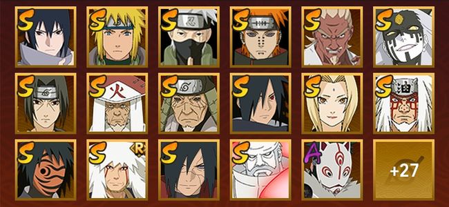 火影忍者V12 17S忍 28A忍 45忍 2819S碎片 20通灵 1000W战力 前500名