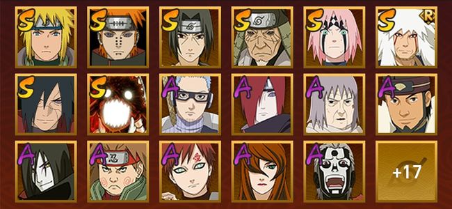 火影忍者V7 9S忍 26A忍 35忍 1178S碎片 14通灵 400W战力