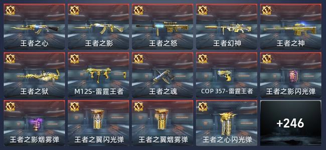 穿越火线：枪战王者V2 19王者 253英雄武器 7英雄角色 359万化 专家S