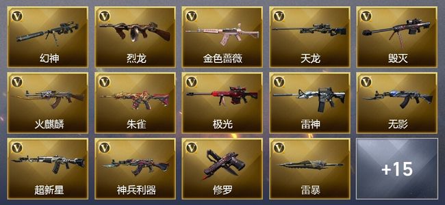 穿越火线（CF）22V武器 3V角色 17皮肤 可排位 新锐