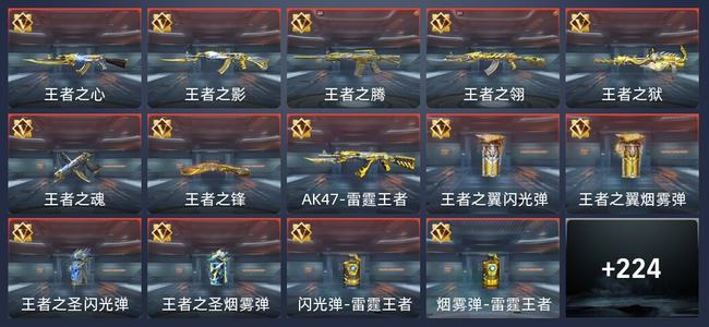 穿越火线：枪战王者V8 26王者 228英雄武器 10英雄角色 300万化 传奇