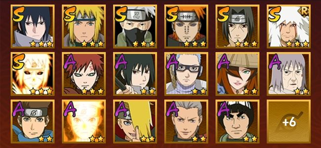 火影忍者V8 7S忍 16A忍 85忍 827S碎片 17通灵 200W战力 上忍