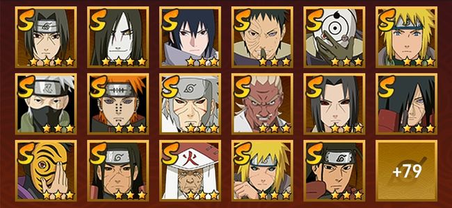 火影忍者V12 34S忍 62A忍 265忍 4404S碎片 23通灵 1000W战力 前500名 上忍